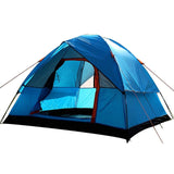 3-4 Person Windbreak Camping Tent Dual Layer Waterproof Anti UV Tourist Tents Portable Outdoor Fishing Hiking Tent 200x200x130cm