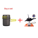 APG Ultralight Camping Cookware Cooking System Outdoor Tableware Bowl Pot Pan Utensils Cutlery